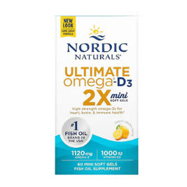 Lowcostph | Nordic Naturals, Ultimate Omega, Lemon, 1,280 mg, Fish Gelatin | Ultimate Omega + CoQ10,