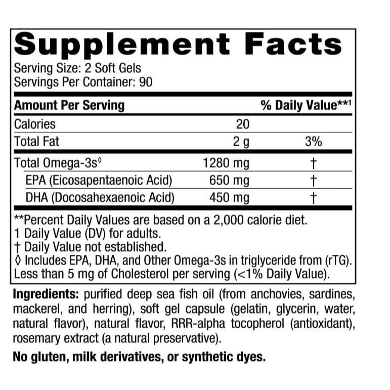 LowCostPh | Nordic Naturals, Ultimate Omega, Lemon, 1,280 mg, | Garden of Life, Advanced Omega