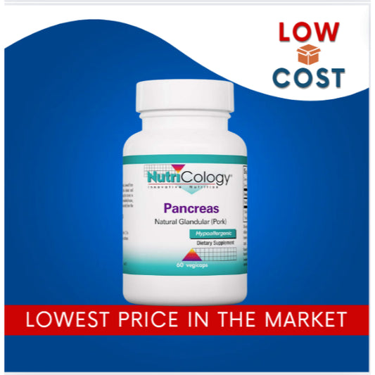Lowcostph | Nutricology, Pancreas, Natural Glandular (Pork), 60 Capsule