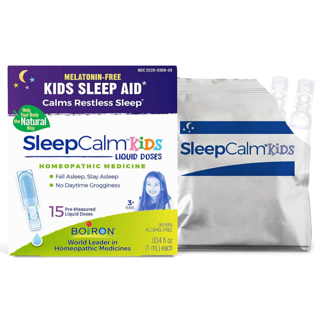 LowCostPH | Boiron, Kids, SleepCalm Liquid Doses, 3+ Years, Melatonin-Free, 15 Pre-Measured Liquid Do