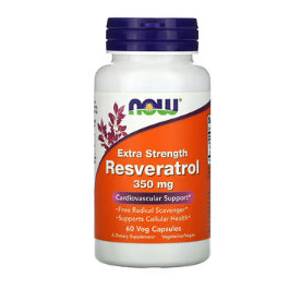LowCostPh | NOW Foods, Resveratrol, Extra Strength Resveratrol, 350 mg, 60 Veg Capsules