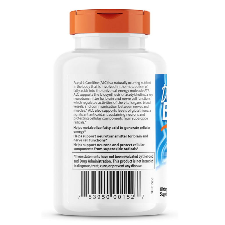 LowCost PH|Doctor's Best Acetyl L-Carnitine, Help Boost Energy Production, Support Memory/Focus,Mood