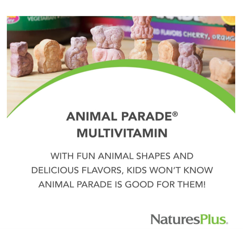 Low Cost PH | NaturePlus Source of Life Animal Parade Childrens MultiVitamin Mineral Supplement