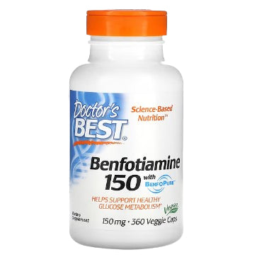 Lowcostph | Doctor's Best, Benfotiamine 150 + Alpha-Lipoic Acid 300, with BenfoPure, 150mg