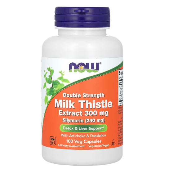 LowCostPH | NOW Foods, Milk Thistle, Double Strength, 300 mg, Milk Thistle w/ Turmeric, 150mg VegCap