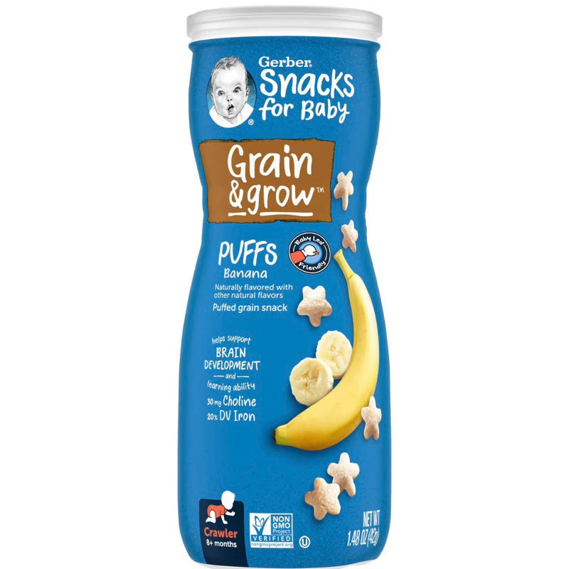 Low Cost PH | Happy Baby Puffs Organic Gluten Free Nutrient Rich Snacks Vitamins C & E Choline