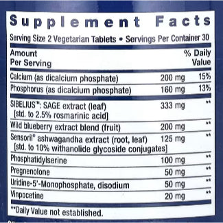 LowCostPH| Life Extension, Cognitex Elite Pregnenolone, 60 Vegetarian Tablets
