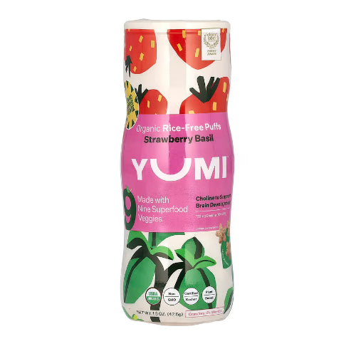 LowCostPH| Yumi, Organic Rice-Free Puffs, 8+ Months, 1.5 oz Organic Ingredientss Texture for Teethi
