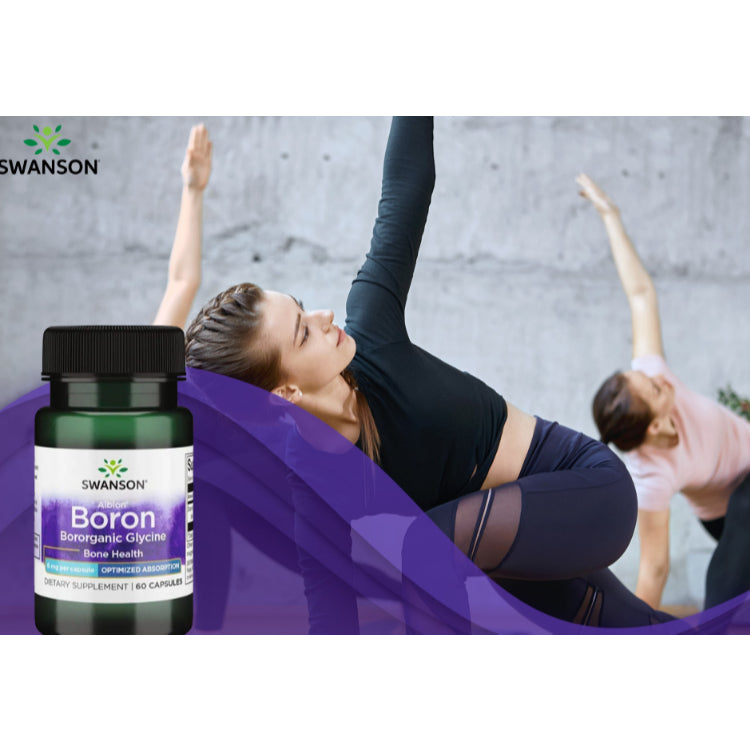 LowCostPH | Swanson, Albion, Boron, 6 mg, Triple Boron Complex, 3mg, Strong, Healthy Bones  Mineral