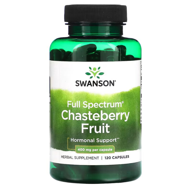 Swanson Ph | Swanson, Full Spectrum Chasteberry Fruit Dong Quai, Supports Hormone Cycle Production