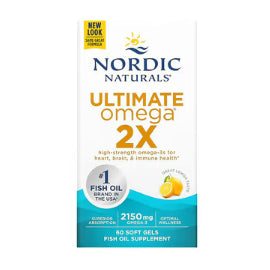 Lowcostph | Nordic Naturals, Ultimate Omega, Lemon, 1,280 mg, Fish Gelatin | Ultimate Omega + CoQ10,