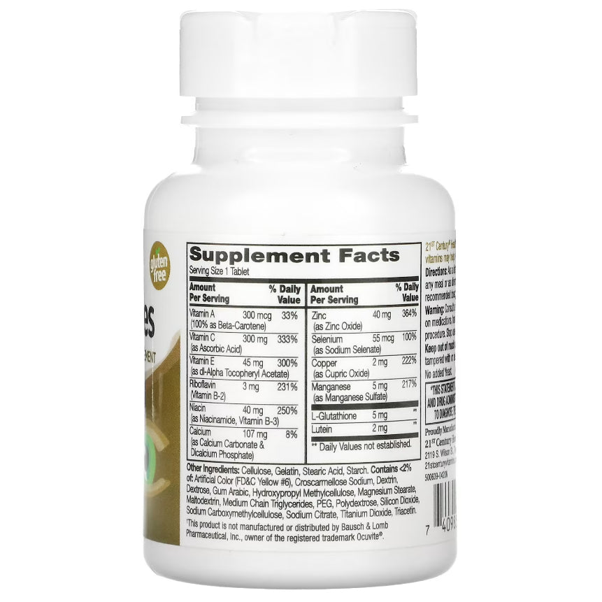 LowCostPh | 21st Century Healthy Eyes, Extra With Lutein Zinc & Vitamin B Lutein with Antioxidant