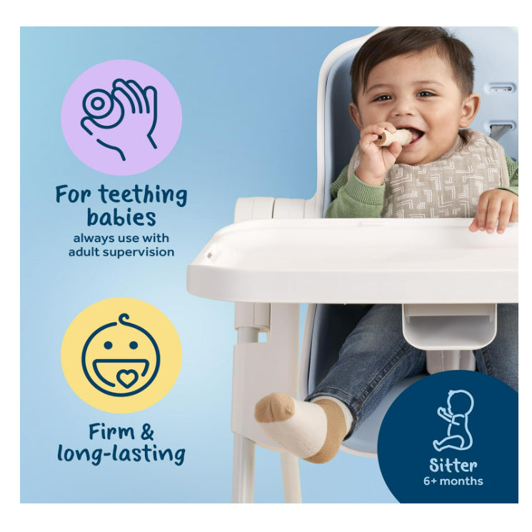 LowCost Gerber Snacks for Baby, Soothe 'N' Chew, Teething Sticks, 6+ Months, Banana, 6 Wrapped Stick