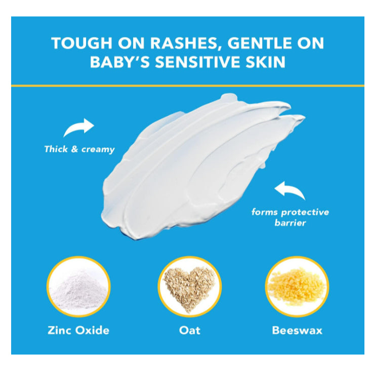 LowCost PH| Triple Paste Diaper Rash Cream for Baby - 8 Oz Tub - Zinc Oxide Ointment Treats
