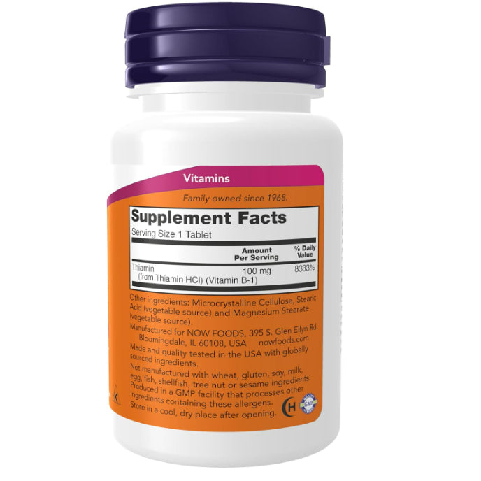 LowCostPh | NOW Foods Supplements, Vitamin B-1 100 mg, Energy Production*, Nervous System Health*, 1