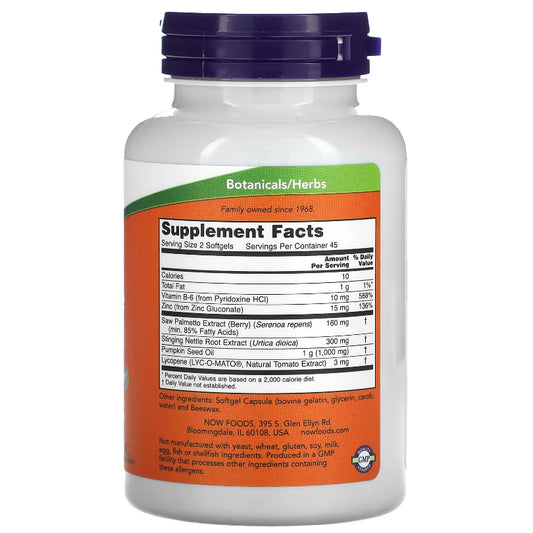 LowCostPH | Now Foods, Prostate Support, Kidney Cleanse Urinary Tract Health 90 counts