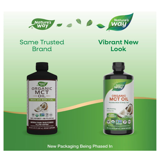 LowCost PH| Nature's Way Organic MCT Oil, Brain and Body Fuel from Coconuts*, C8 Caprylic Acid