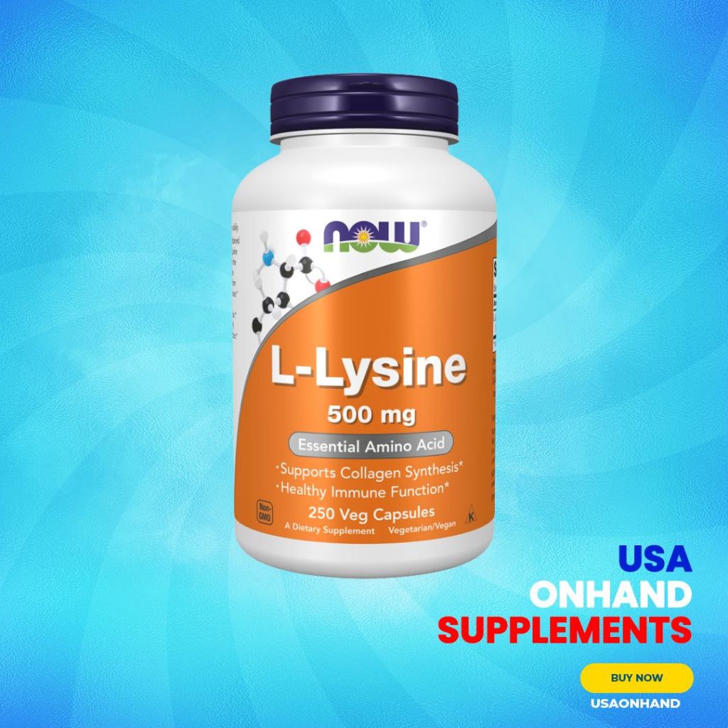 USA Onhand | Now L-Lysine ( Healthy Immune Function & Supports Collagen Synthesis )