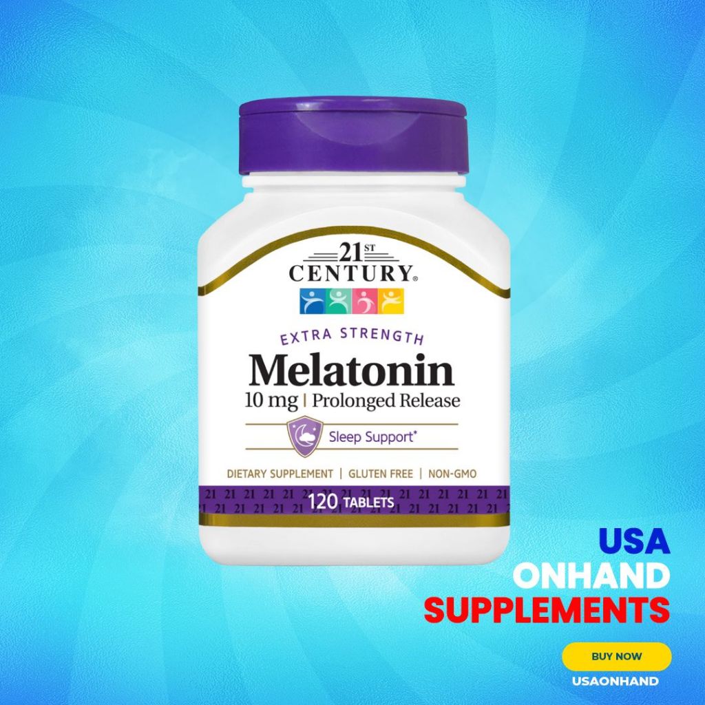 USA Onhand | 21st Century, Melatonin ( Natural Sleep Cycle and Promotes Relaxation and Sleep )