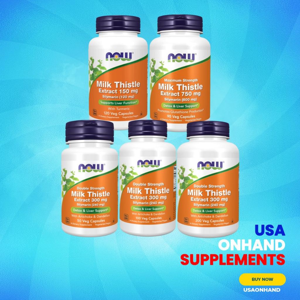 USA Onhand | NOW Foods, Milk Thistle Extract ( Silymarin, Detox & Liver Support )