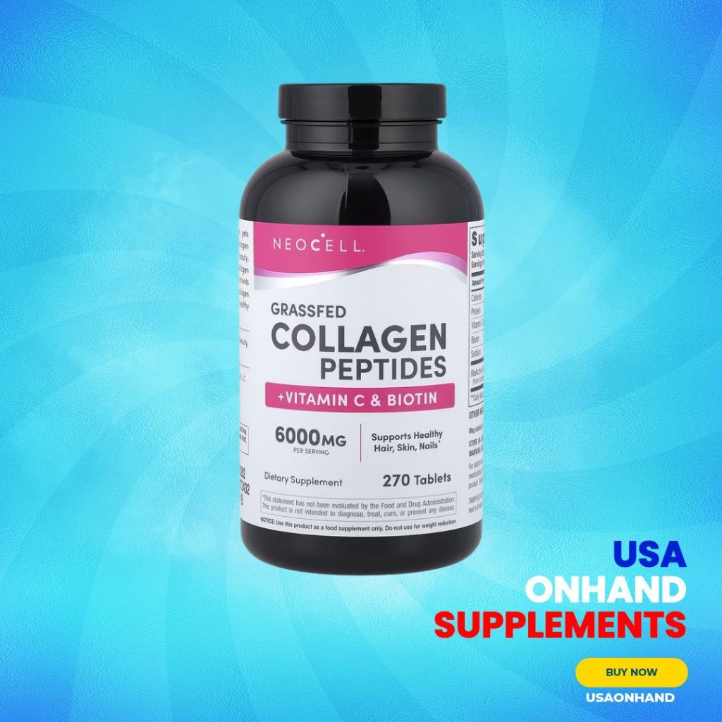 USA Onhand | NeoCell, Super Collagen, + Vitamin C & Biotin ( Supports Healthy Hair, Skin, Nails )