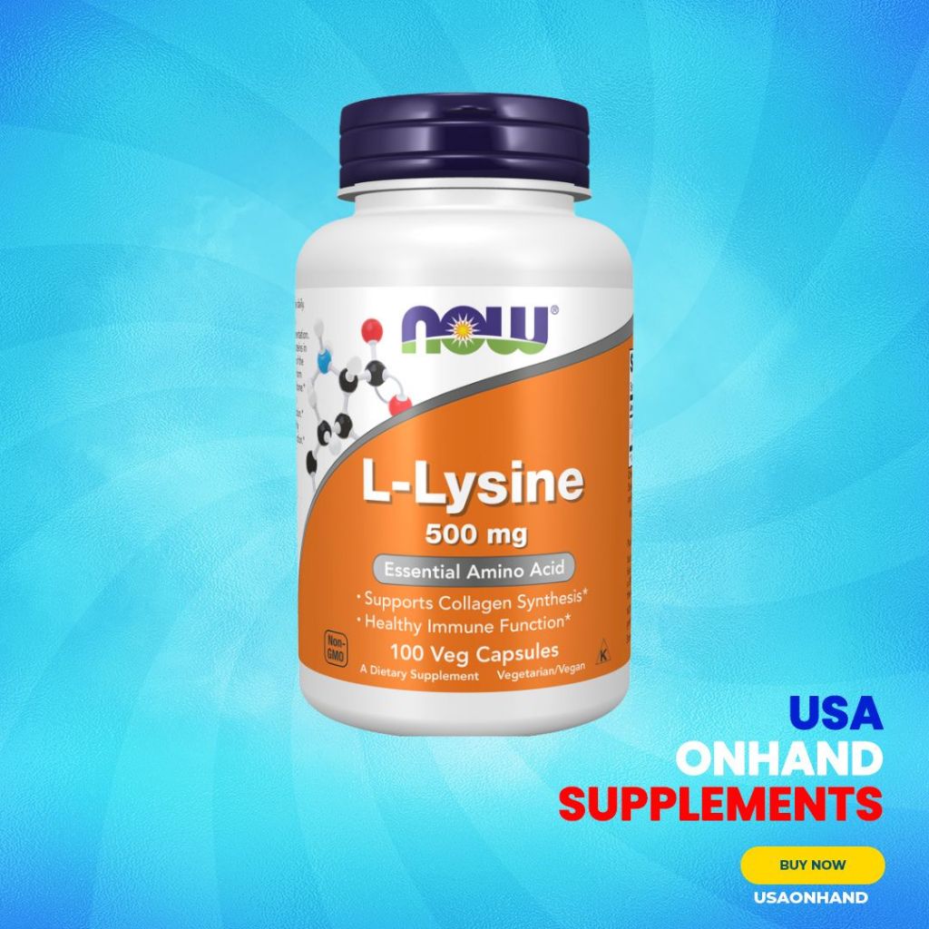 USA Onhand | Now L-Lysine ( Healthy Immune Function & Supports Collagen Synthesis )