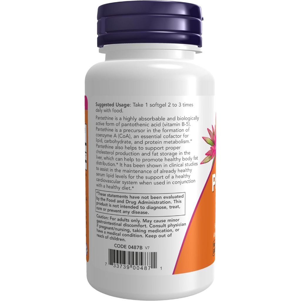 USA Onhand | NOW Foods, Pantethine, 300 mg, 60 Softgels ( Supports Healthy Cholesterol Levels )