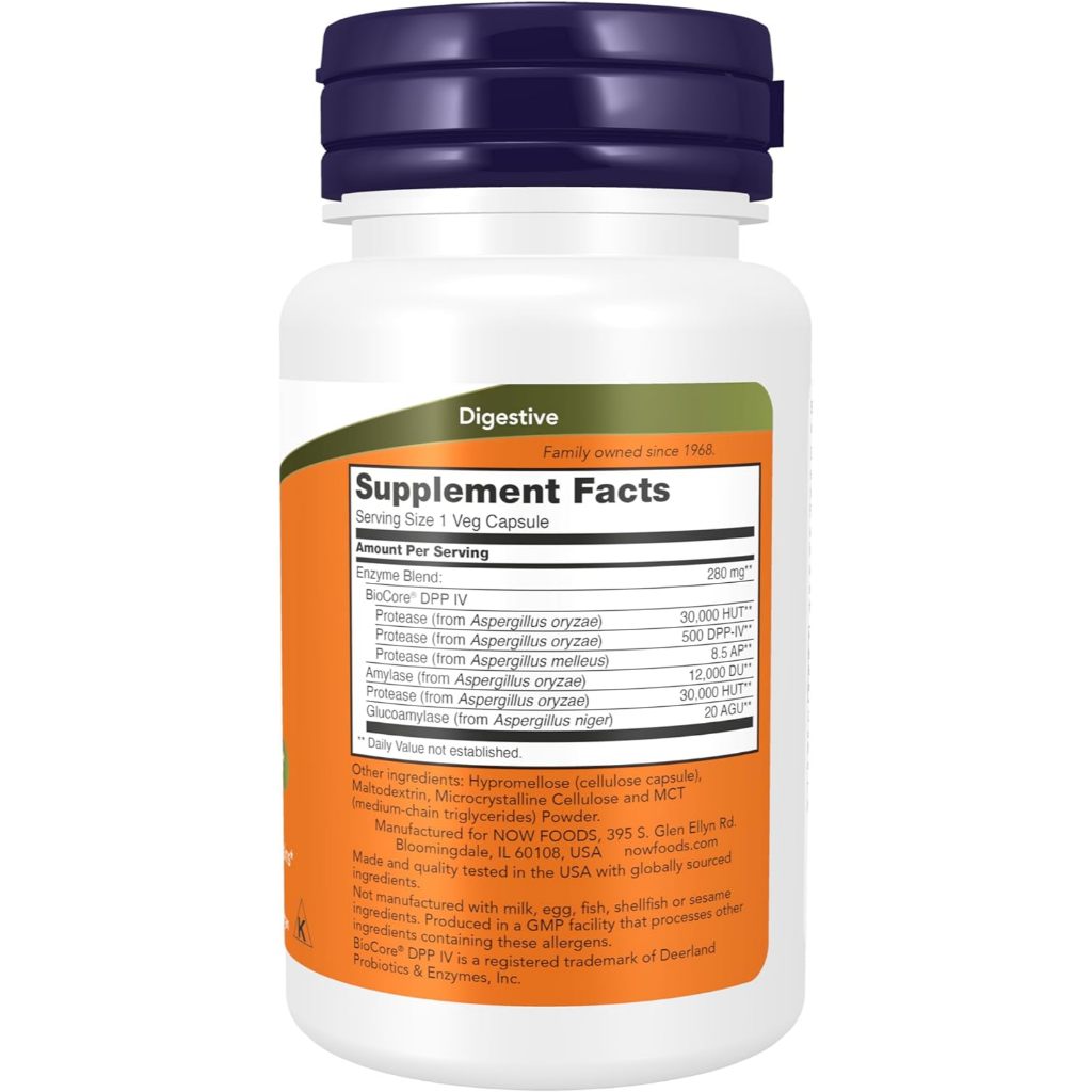 USA Onhand | NOW Foods, Gluten Digest ( Supports Gluten Wheat Digestion & Gastrointestinal Support )