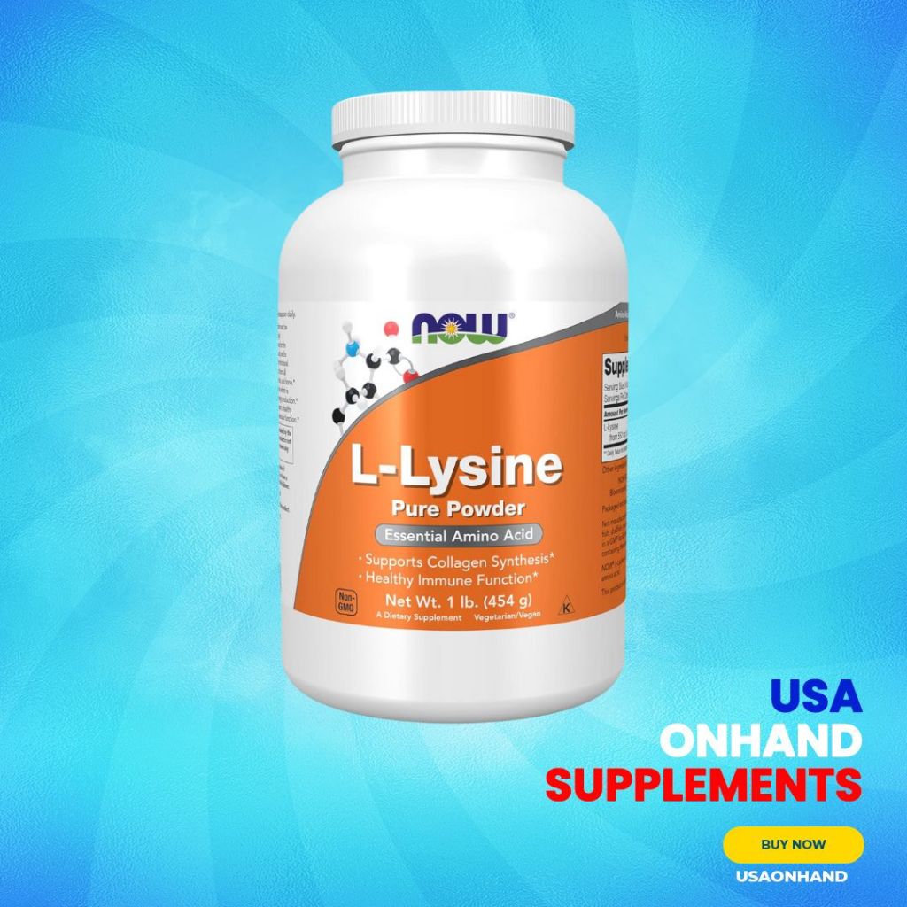 USA Onhand | Now L-Lysine ( Healthy Immune Function & Supports Collagen Synthesis )