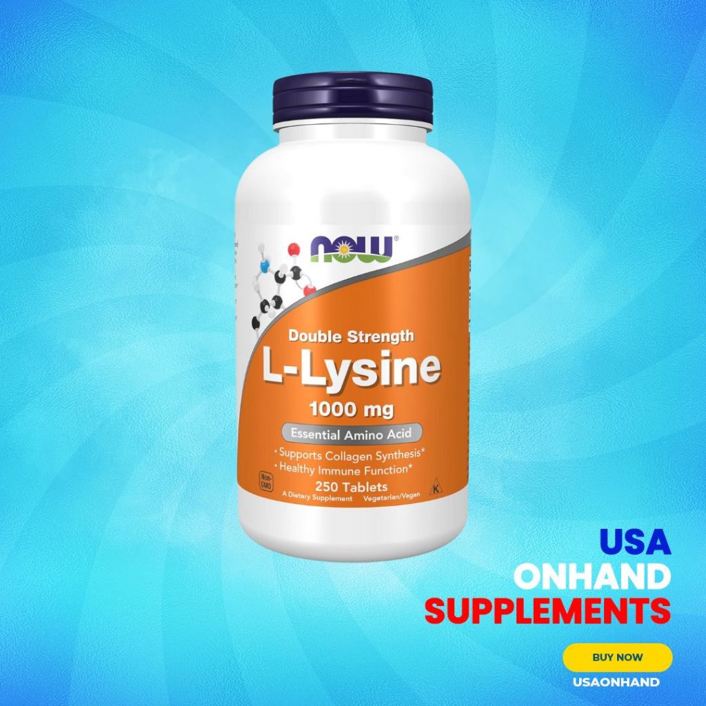 USA Onhand | Now L-Lysine ( Healthy Immune Function & Supports Collagen Synthesis )
