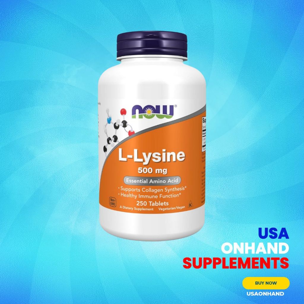 USA Onhand | Now L-Lysine ( Healthy Immune Function & Supports Collagen Synthesis )