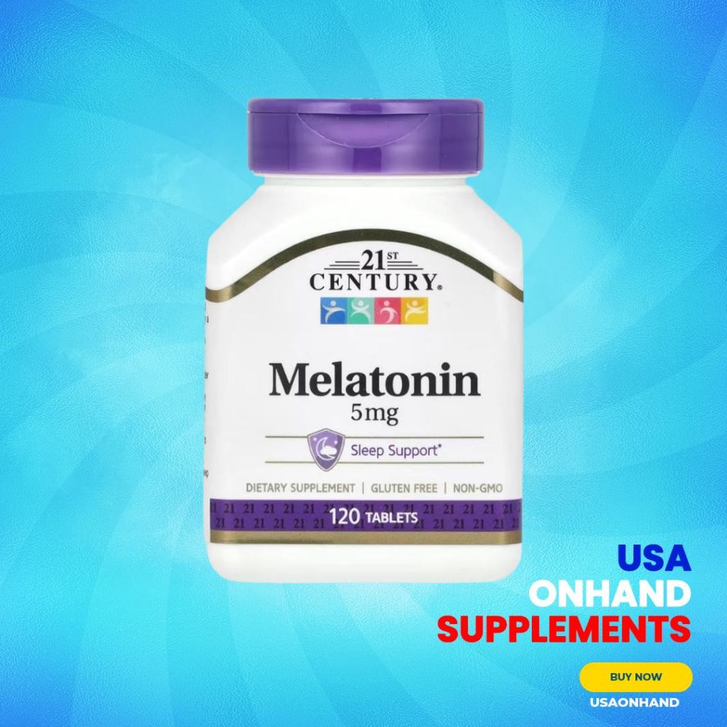 USA Onhand | 21st Century, Melatonin ( Natural Sleep Cycle and Promotes Relaxation and Sleep )