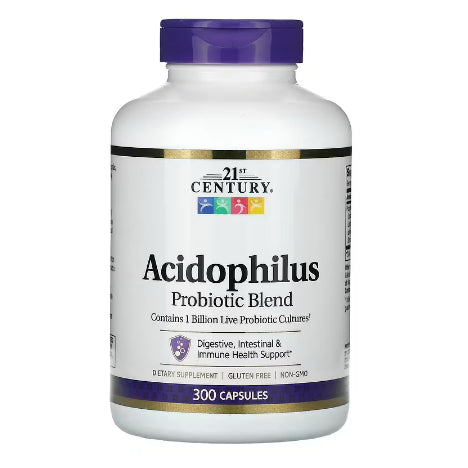 LowCostPH | 21st Century Acidophilus Probiotic Blend, 150 Capsules Support Healthy Intestinal