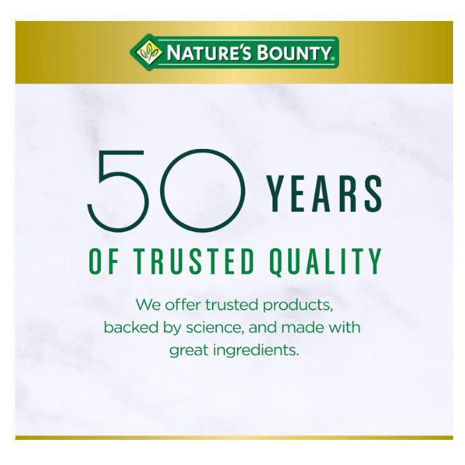 LowCost PH| Nature's Bounty, Calcium Magnesium Zinc with Vitamin D3, 100 Coated Caplets