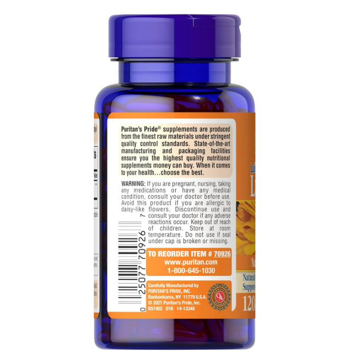 LowCost PH| Puritan's Pride Lutein 40mg With Zeaxanthin, Supports Eye Health, 60 Count
