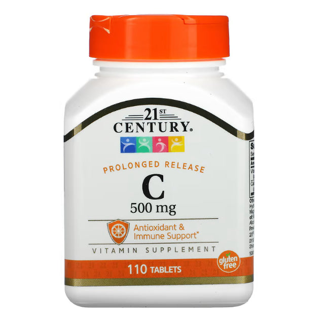 LowCostPH | 21st Century, Vitamin C, Ascorbic Acid, Antioxidant and Immune Support, 250 mg/ 500mg.