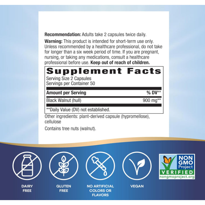 HealthilyYou | Nature's Answer, Black Walnut 1,500mg, Fluid Extract, Wormwood, Nature's Way, Swanson