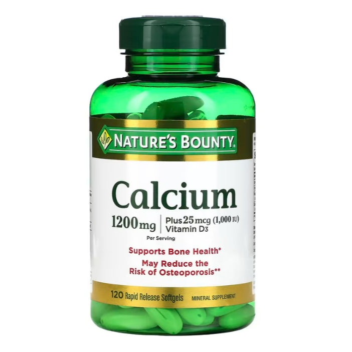 LowCost PH| Nature's Bounty, Calcium Magnesium Zinc with Vitamin D3, 100 Coated Caplets