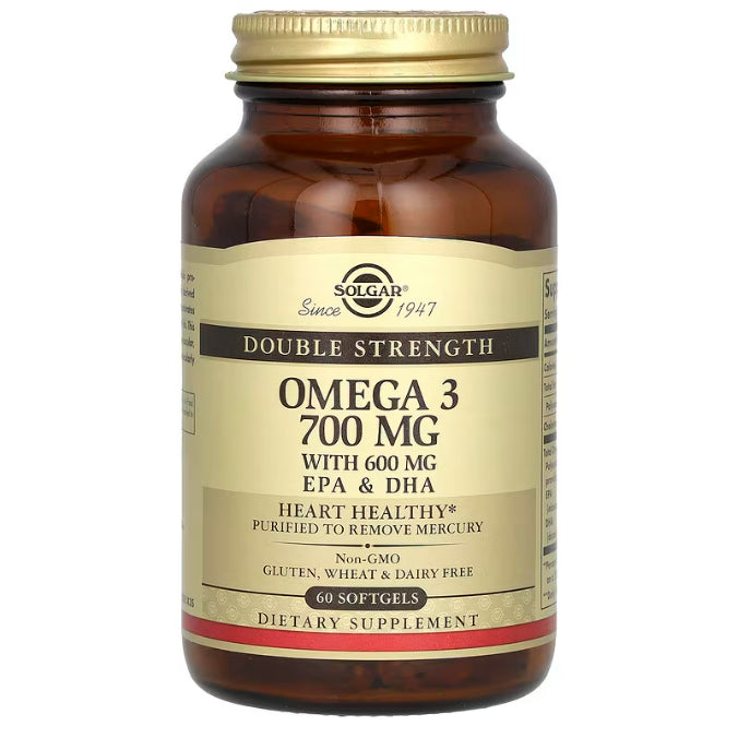LowCostPh | Solgar, Omega 3 Fish Oil Concentrate, | Omega-3, EPA & DHA, Double Strength, 700 mg,