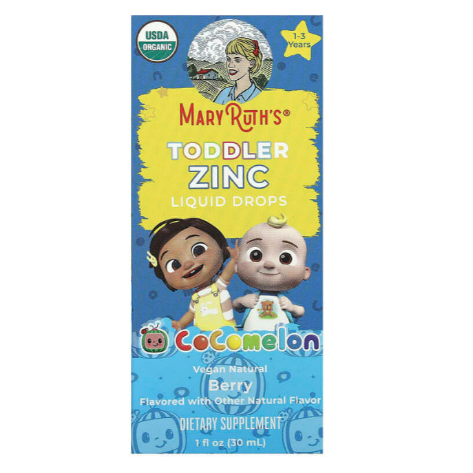 USAOnhand| MaryRuth Organics, Organic Toddler, Multivitamin Liquid Drops, Elderberry, Iron 1-3 Years