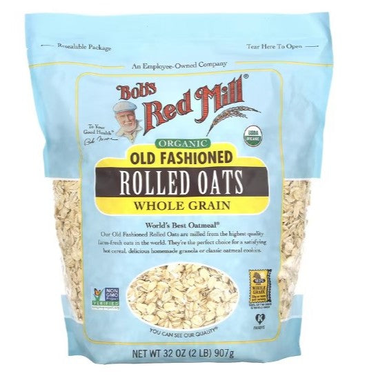 LowCostPh | Bob's Red Mill Organic Old Fashioned Rolled Oats 907g, Non GMO Project Verified