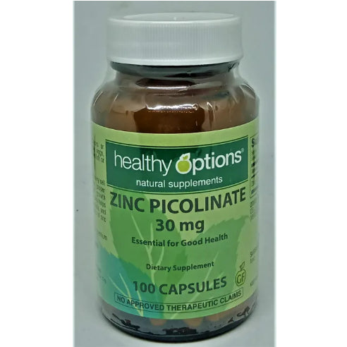 LowCostPH| Paradise Herbs, Earth's Blend, Zinc Picolinate, 30 mg, Healthy Option 100 caps