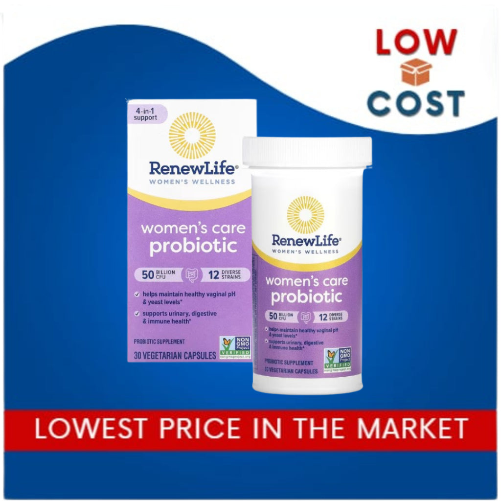 Low Cost PH | Renew Life, Women's Care Probiotic, 50 Billion CFU, 30Caps, Digestive & Immune Health