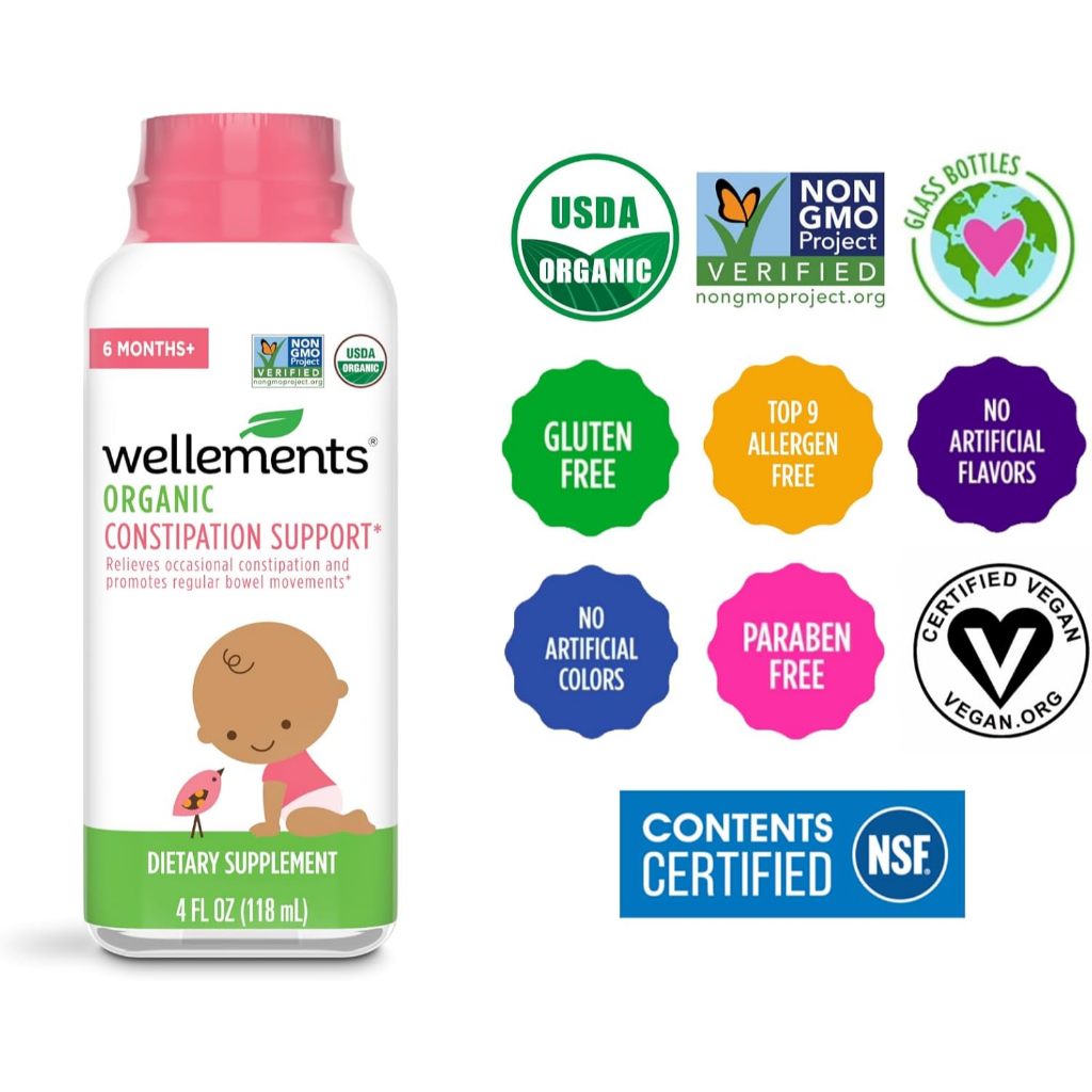 LowCostPh | Wellements Organic Constipation Support | Safe and Gentle Organic Constipation Relief