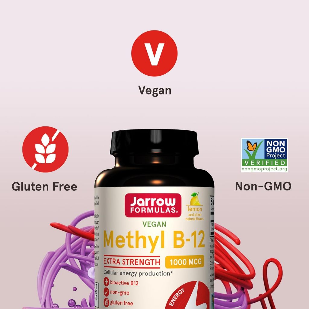 LowCostPh | Methyl B-12, Extra Strength, Lemon, 1,000 mcg, 100 Chewable Cellular Energy Production