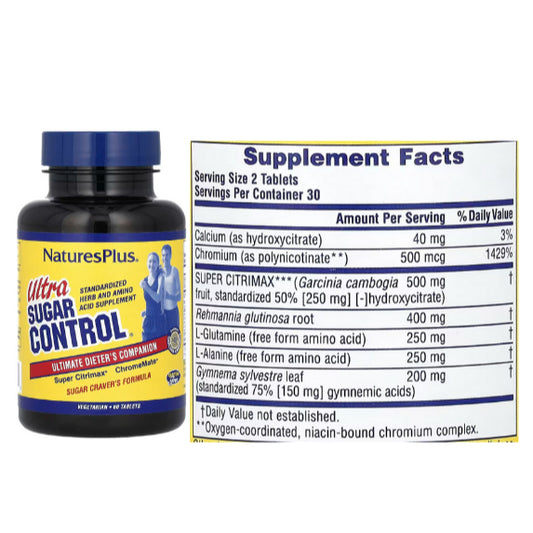 LowCost PH| NaturesPlus, Sugar Control, Ultra Sugar Control Ultimate Dieter's Companion Curbs Sugar