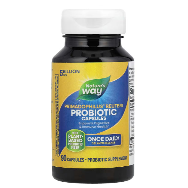 LowCostPh | Nature's Way, Primadophilus Reuteri, 5 Billion CFU, 90 Capsules