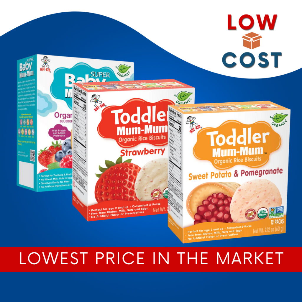Low Cost PH | Hot Kid, Toddler Mum-Mum, Organic Rice Biscuits for toodler Sweet Potato & Pomegranate