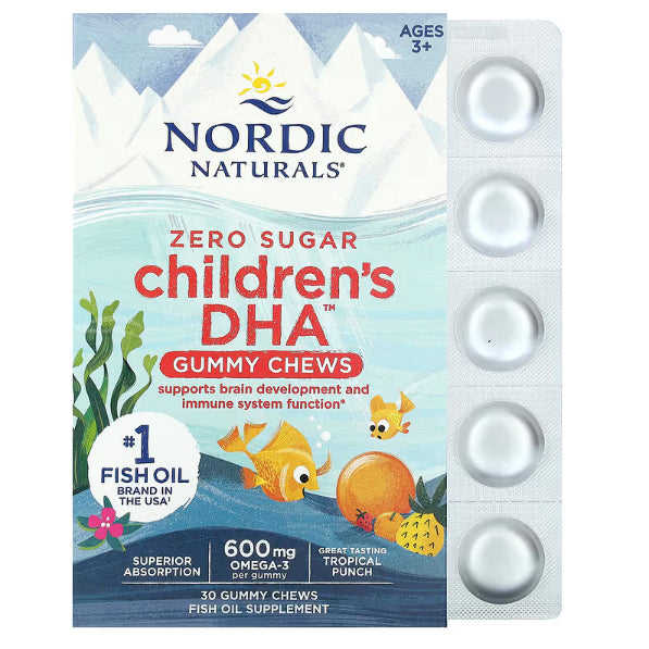 LittleSunshine | Nordic Naturals, Children's DHA, Ages 1-6, Strawberry, Vegetarian, Brain Support