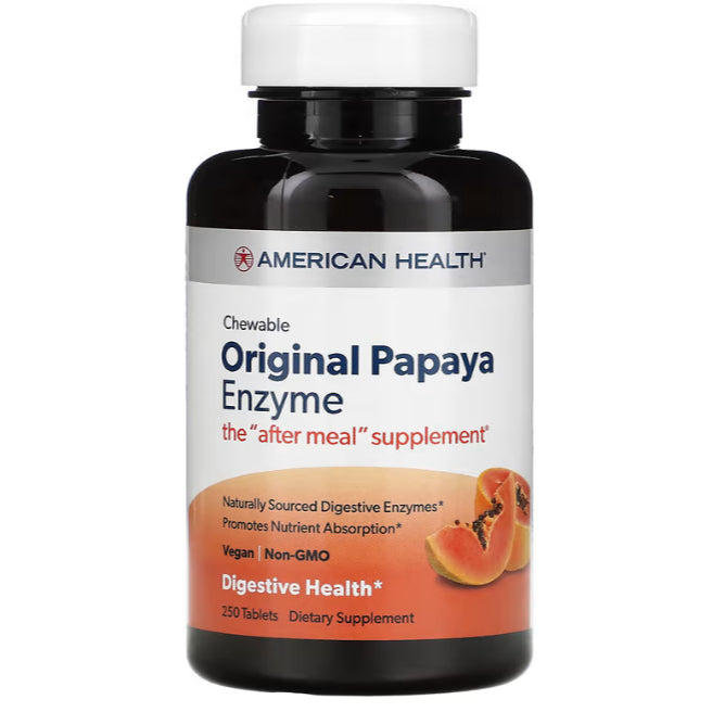 LowCostPH| American Health Products - Original Papaya Enzyme, 250 Tablets